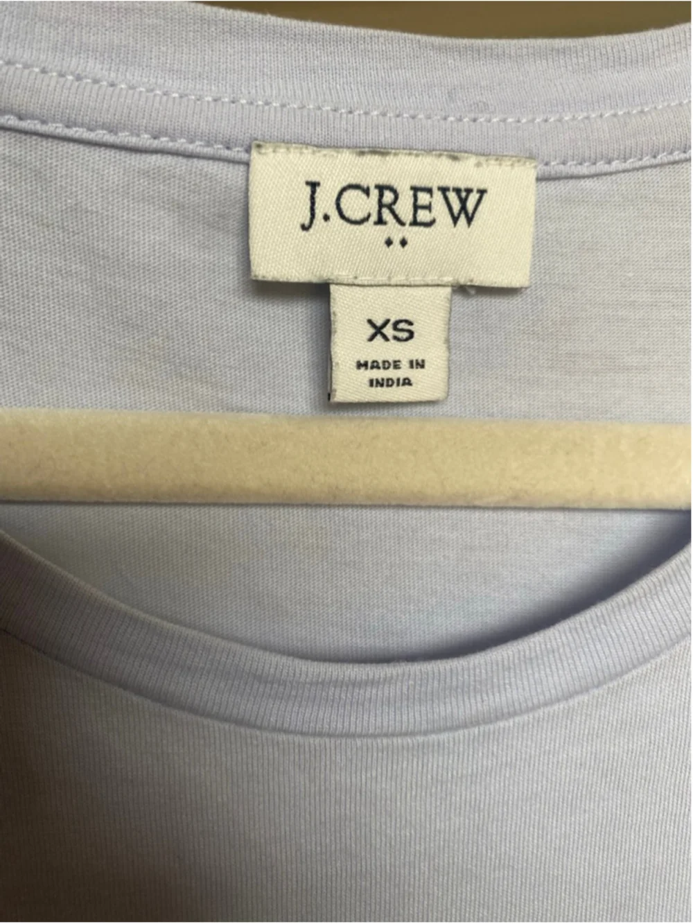 J. Crew Light Blue Cotton Babydoll Dress Quiet Luxury Clean Girl Preppy Classic - Picture 4 of 6